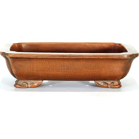 Vaso bonsai rettangolare cm. 22,5 artigianale (1/2)