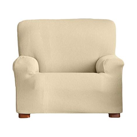 Eysa Italia Ulises Copripoltrona Elastico, Poliestere-Cotone, Beige (1/4)