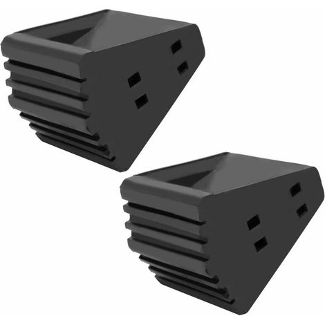 royaluxe - Pieds d'échelle Antidérapant en Caoutchouc Pieds d'escalier Universels Embout Escabeau Pieds de Rechange,(2pcs) (1/5)