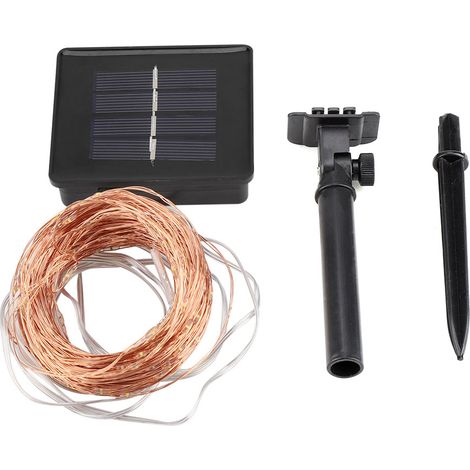 Guirlande Lumineuse Solaire - 200 LED - 8 Modes d'Éclairage - Pour Jardin, Intérieur et Décoration Festive - 1 Pièce (1/5)