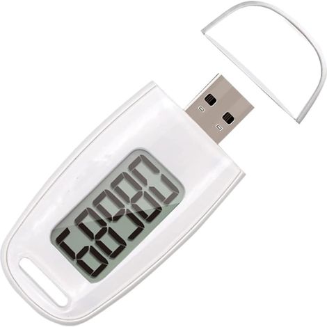 Compteur De Pas Simple, Podomètre De Marche 3D avec Batterie Rechargeable, Suivi Précis De La Condition Physique, Podomètre Numérique Lecture Précise (1/5)