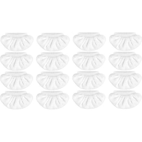 Lot de 16 chiffons universels en microfibre pour nettoyeur vapeur portable et balai vapeur, lavables et réutilisables, ultra-absorbants. (1/5)