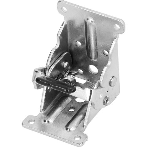 Charnière à 90° en alliage d'aluminium, support de pied de table pliable autobloquant, accessoires de quincaillerie pour meubles (1/5)