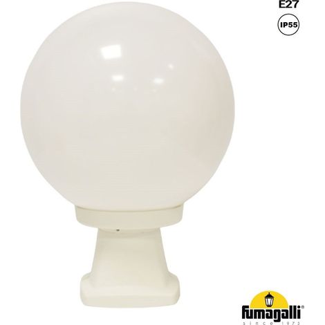 Farol De Pie Exterior Esfera FUMAGALLI "Disma/G250" Opal -