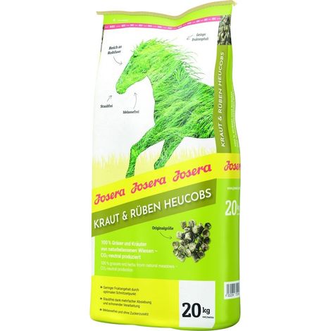 Josera Pferdefutter Kraut & Rüben Heucobs 20 kg Pferdezubehör & Pferdebedarf
