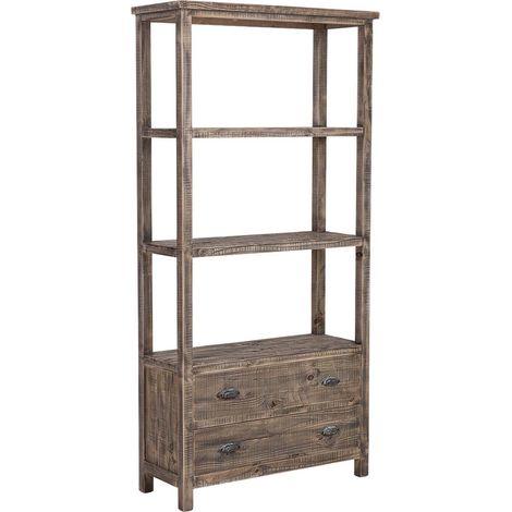 Estantería de madera marrón 99x38x201h cm
