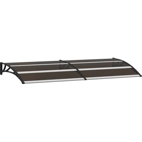 vidaXL Pensilina per Porta Nera 200x75 cm in PC (1/5)