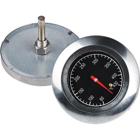 Thermomètre pour barbecue et fumoir, jauge de température 50 à 500 °C, acier inoxydable, 60-430 °C (1/5)