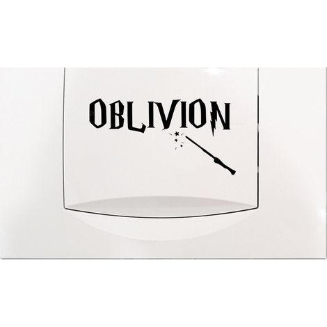 Adesivo per pulsante scarico WC Oblivion Harry Potter (1/3)
