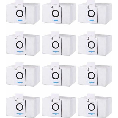 Confezione da 12 sacchetti per aspirapolvere Accessori per aspirapolvere X1 Omni / X1 e Omni, ricambi per sacchetti per la polvere, sacchetto per aspirapolvere di grande capacità da 3,2 litri per aspi