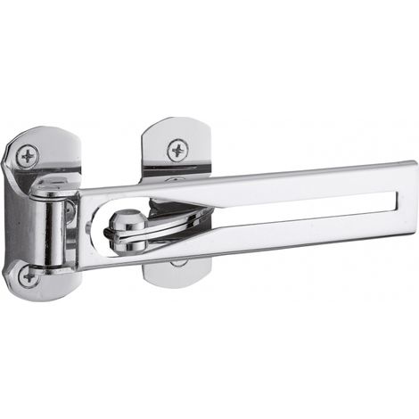THIRARD - Entrebailleur pour porte d'entrée, taquet d'arrêt, 148mm, chromé - THIRARD