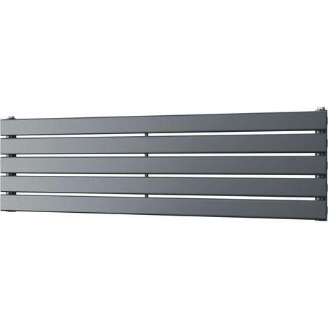 Typhoon Axis - Anthracite Horizontal Radiator H340mm x W1200mm Single Panel (1/3)