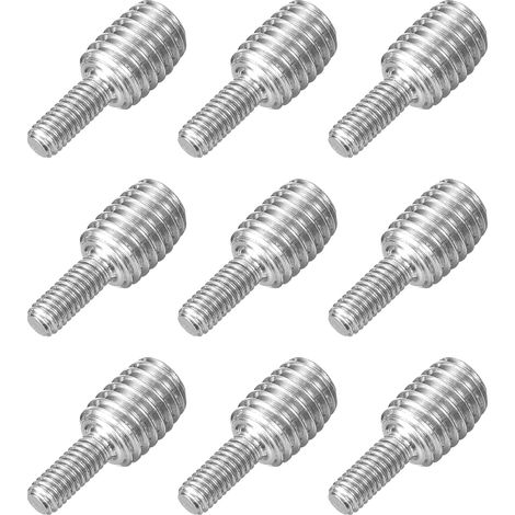 9pcs Boulon à Tige Filetée Double Extrémité M4x10mm à M8x10mm (1/5)