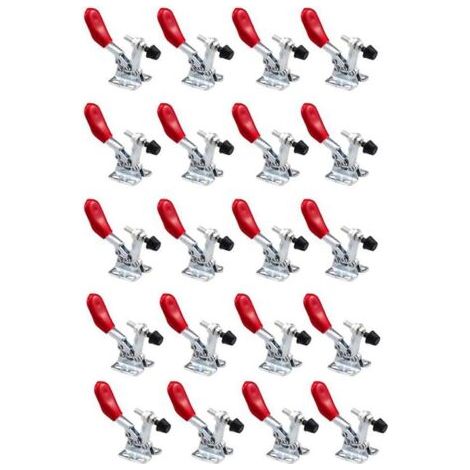 20pc Gh-201a Jeu de pinces à bascule horizontales à dégagement rapide (1/4)