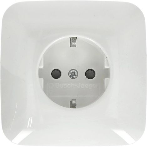Busch-Jaeger Presa SCHUKO® Safety+ bianco alpino - Reflex SI (20 EUJKS-214), 2CKA002013A4664