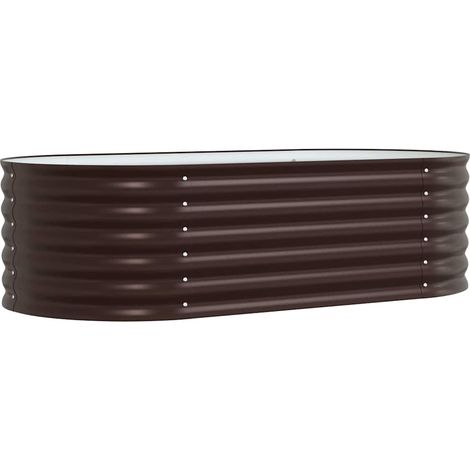 Maison Exclusive - Hochbeet Braun 160 x 80 x 44 cm Stahl