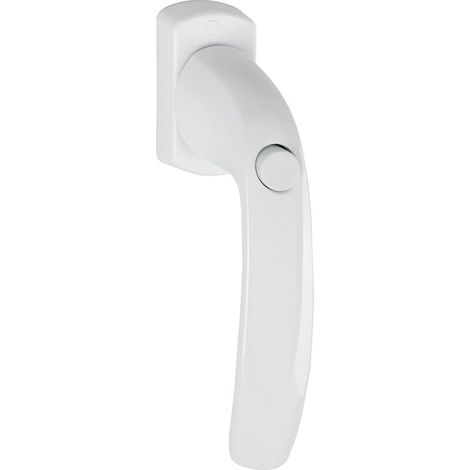 HOPPE New York Fenstergriff 0810SV/U10 -F9016 verkehrsweiß beschichtet-40 mm