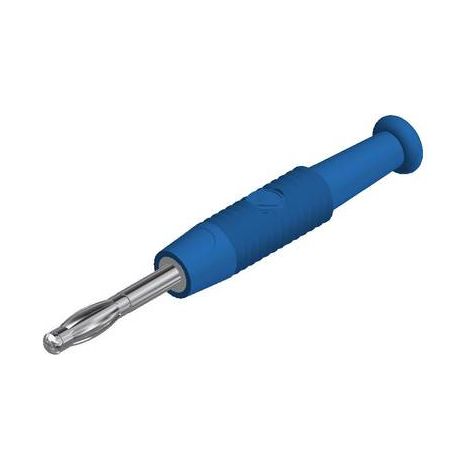 Fiche banane Hirschmann Test & Measurement MSTF 2 bl 938420102 mâle, droit Ø de la broche: 2 mm bleu (1/2)