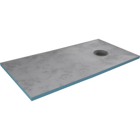 bac receveur de douche à carreler 90x160cm recoupable sur mesure pour douche à l'italienne