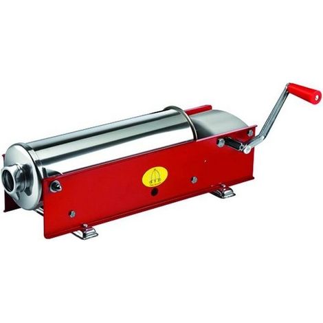 Facem 9560010 Insaccatrice a Mano Tre-Spade Cilindro Acciaio Inox AISI 304 con Imbuti 10 20 30 40 mm Capacita' 7 L colore Acciaio