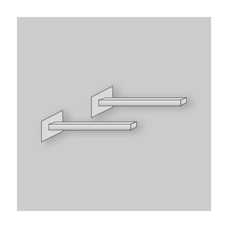 Savinidue MENSOLE METALLICHE DI FISSAGGIO &039LINEA&039 Coppia 2810 (1/4)