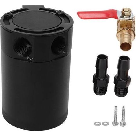 Réservoir de récupération d'huile (Occ38), boîte de ventilation d'huile moteur double, vanne de vidange, boîte de recirculation des gaz d'échappement à double canal et autres accessoires. (1/5)