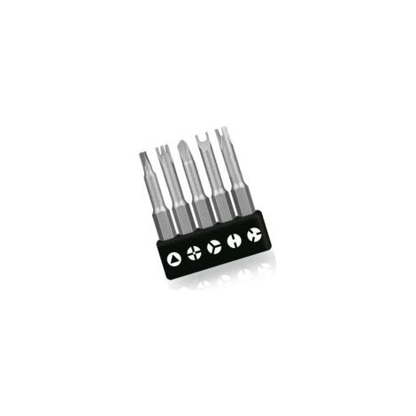 Lot de 5 tournevis spéciaux en forme de U de 50 mm, en forme de Y, pour intérieur, à trois pointes, pour perceuse (1/5)