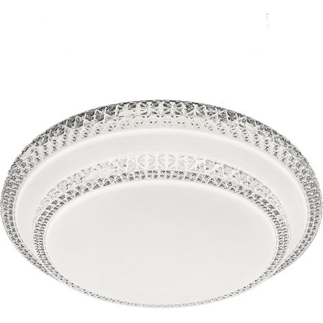 Plafoniera LED Rotonda da 24w 39cm lampada a parete effetto stellato designLuce Neutra Naturale 4200k (1/5)