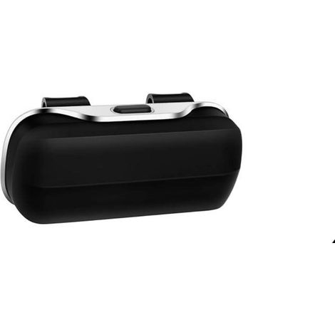 Porta Gafas De Sol Para Coche - Organizador Para Visera Solar - Cierre De Pulsación - Absorbente De Ruido - Antichoque - Hermético Al Polvo - Sistema De Click - Compatible Con Visera De Coche - Materi (1/5)