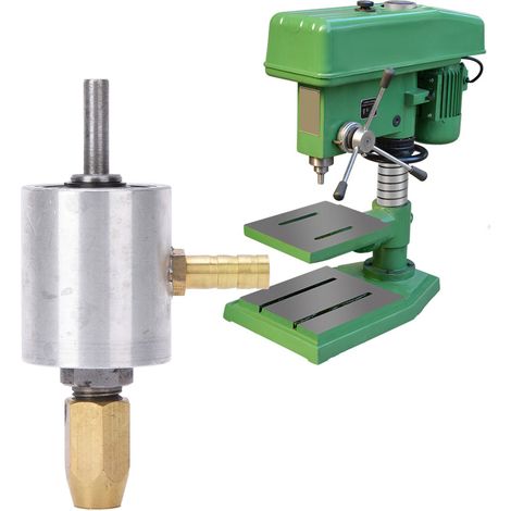 Adaptateur de mandrin pour perceuse à jet d'eau en acier au tungstène pour alésoirs, diamètre de la tige 6 mm, diamètre du mandrin 6 mm (1/5)