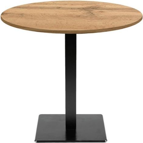 Table ronde Ø 70 cm - modèle Milan chêne armor