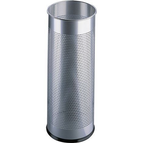 Supporto per ombrello Ø260 mm x H620 mm in metallo color argento metallizzato (1/5)