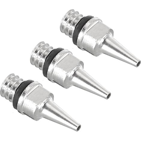 3 Pièces Buse D'Aérographe de 0,3 mm en Cuivre Uniquement - Pièces de Rechange et Accessoires Pour Buse D'Aérographe - Projets Artistiques et Artisanaux
