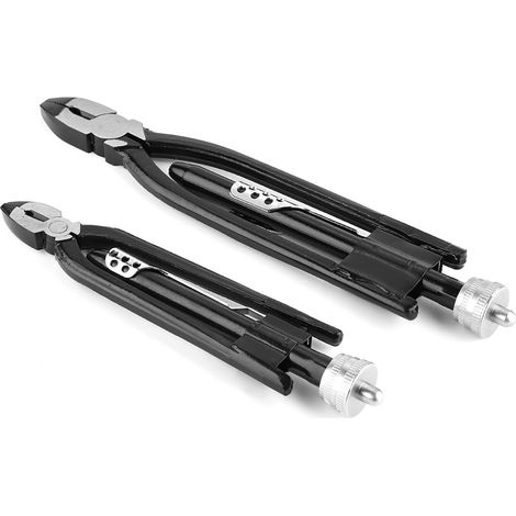 Kit de pinces à torsader pour fil de sécurité aéronautique de 8,1 et 10,6 pouces avec outil de verrouillage (1/5)