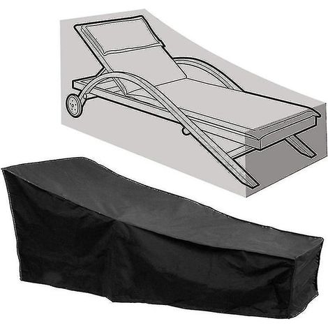 Housse de chaise de plage extérieure Oxford pour fauteuil inclinable, imperméable et anti-poussière (210754080cm) (1/5)
