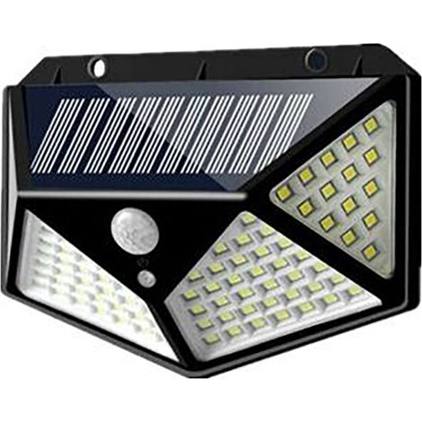 Solarleuchte mit 100 LED, IP65 wasserdicht für den Außenbereich