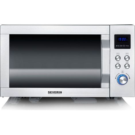 SEVERIN MW 7578 Flachbett Mikrowelle 900W 25L mit Grill