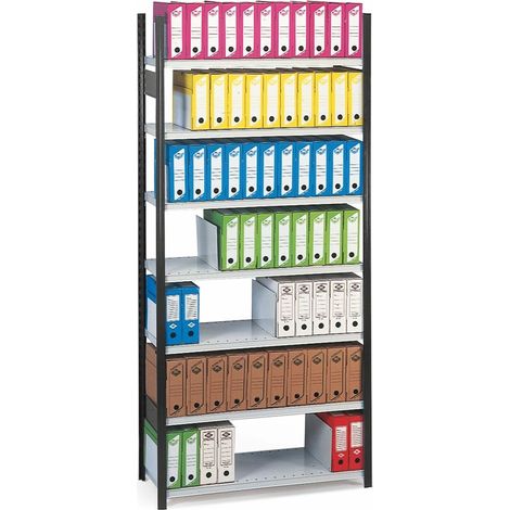 PROVOST - Rayonnage boîtes d'archives Prospace+ - Version ouverte (gris, acier)