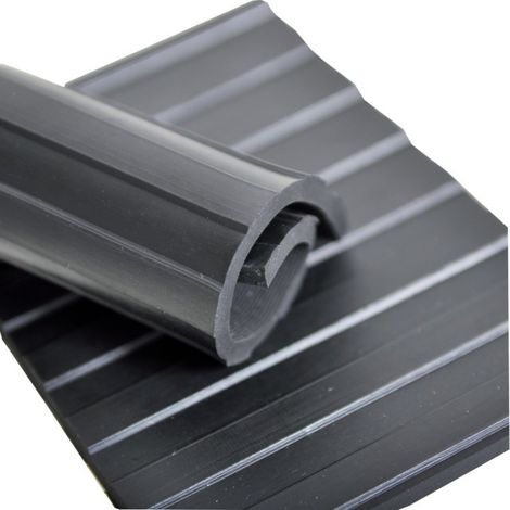 Nero Rubber Band Tappeto 5Mm - 1.000 Millimetri X 10M