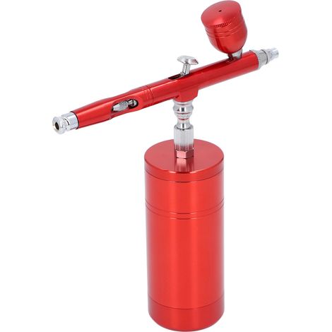 Kit Aérographe Sans Fil Rechargeable Portable Mini Électrique pour Ongles Artisanat Décoration Gâteau Peinture Maquette (1/5)
