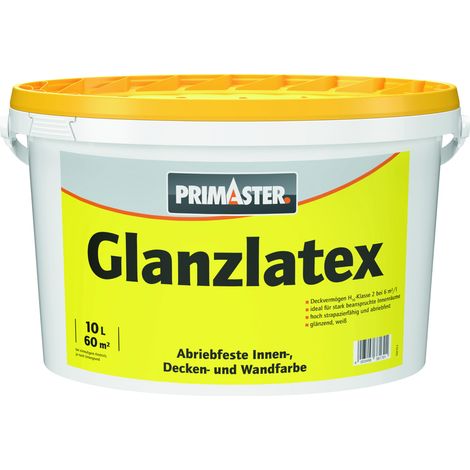 Primaster Glanzlatex glänzend 10 L weiß