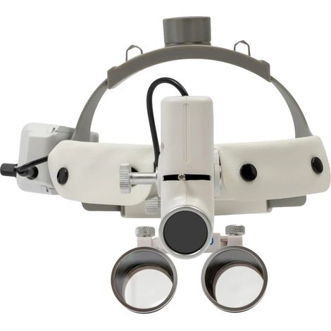 Loupe avec lumière, bandeau ajustable, LED dimmable (1/5)