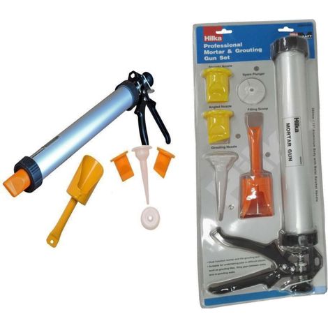 Hilka Mortar Gun Pointing Grouting Sausage Paving Cement Caulking Set 66855006