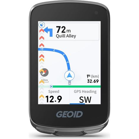 Ciclocomputer GPS wireless CC700 con ampio schermo a colori da 2,8 pollici – Ciclocomputer GPS con navigazione, ANT+ e Bluetooth, impermeabile IPX7, durata della batteria di 15-25 ore (1/5)