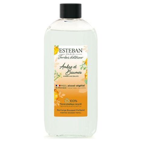 Esteban - Recharge pour bouquet parfumé Ambre et Baumes 200ml (1/2)