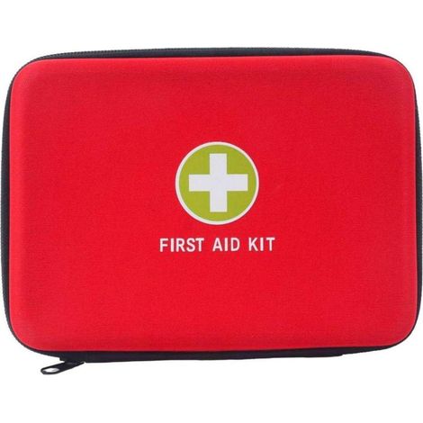 Leere Erste-Hilfe-Tasche Rot, Hartschalenkoffer EVA, Tragbar, Kompakt