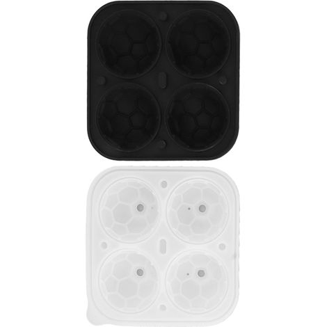 moules à glaçons en silicone aux formes amusantes, moules sphériques ronds pour cocktails au whisky, matchs de football (1/5)