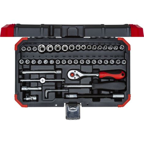 Gedore RED R49003046 Jeu de clés à douille 46 pièces 3300052 Q871002 (1/5)