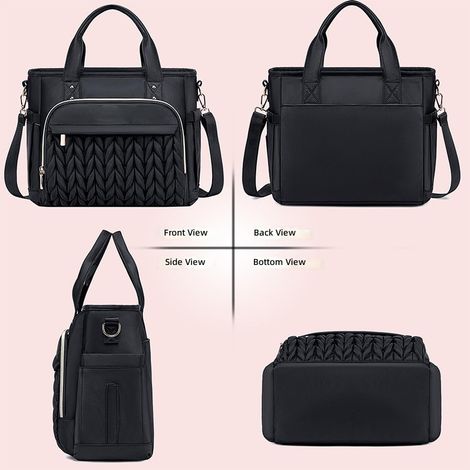 Sac à lunch isotherme pour femme, boîte étanche avec bandoulière amovible et poche latérale (1/5)