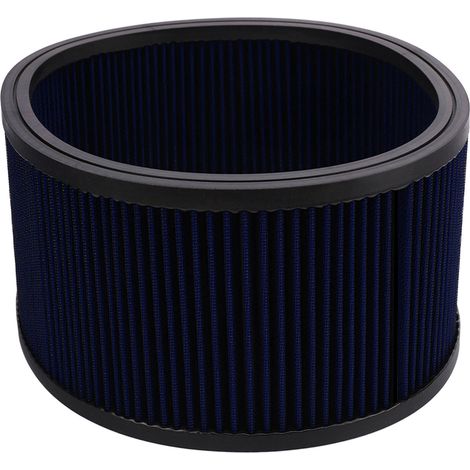Filtre à air rond lavable et réutilisable haute performance pour Ford, 14 x 5 pouces, bleu, élément filtrant nettoyable, remplacement durable, débit optimisé, compatible moteur, kit filtration. (1/5)